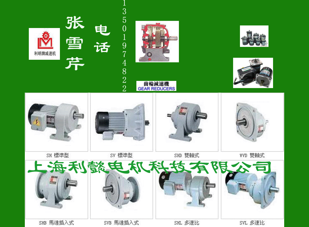臺灣利明減速機