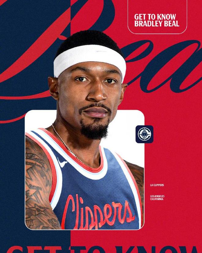 美記：比爾與快船所簽合同包含15%的交易補償金條款，他還擁有球員選項