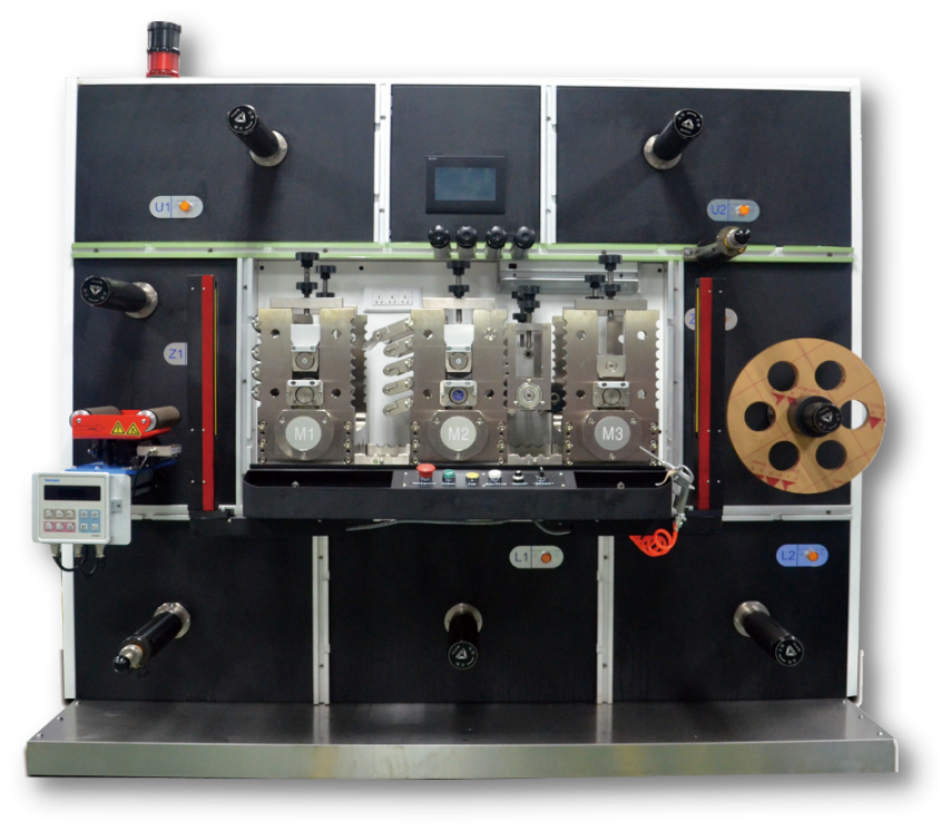 三工位自動圓刀模切機